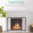 Cassiano 38x27in Single Panel Fireplace Screen Handcrafted Steel Mesh Spark Guard w/ Handles-495290102