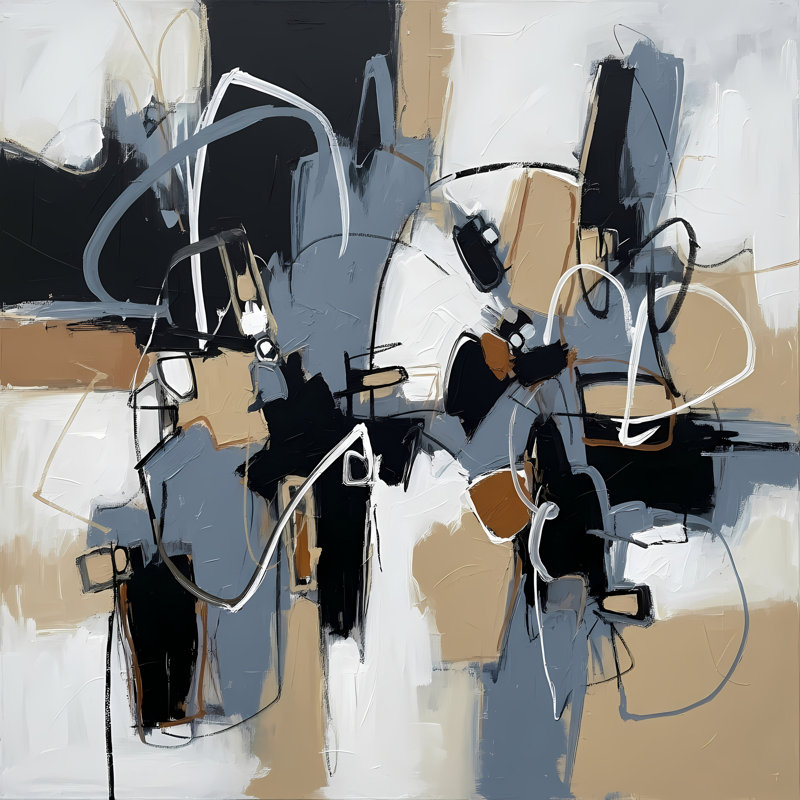 Linear Tensions, 24" H x 24" W