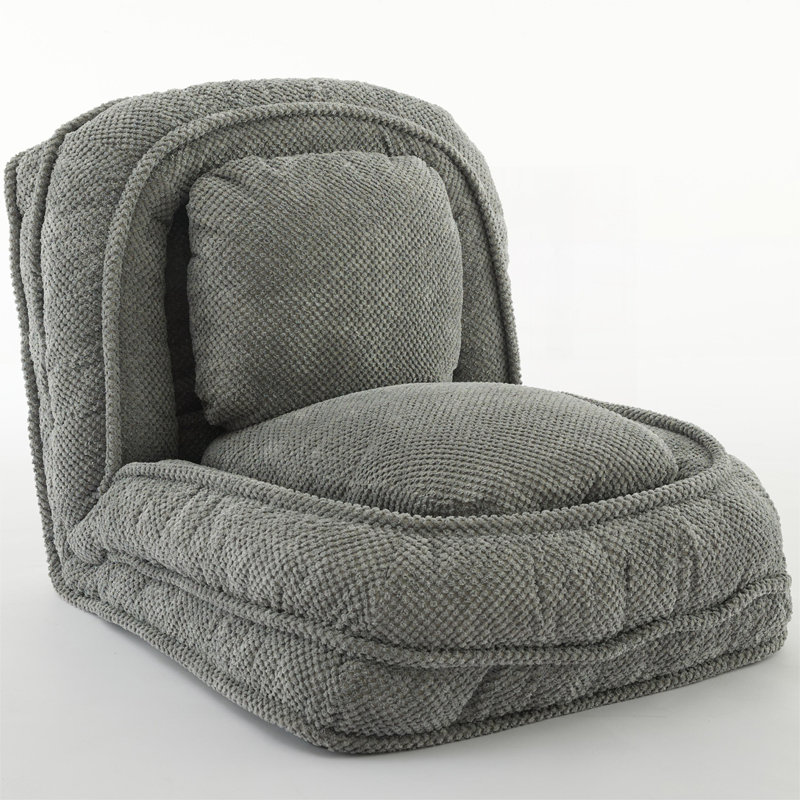 Aiyana Human Dog Bed Upholstered Sofa Lazy Sofa Couch 5 Adjustable Folding Lounge Chair Position Suit to Put in bedroom, living room