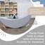 Chaise berçante pour enfants Happy Kids, sièges de classe flexibles, sièges actifs pour jeunes apprenants, chaises banane pour enfants, gris-98666664