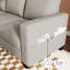 Canapé rembourré 78 po avec repose-pieds-517032258