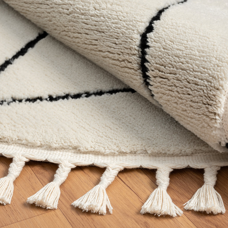 Charm Tapis white Rug, Round 140cm
