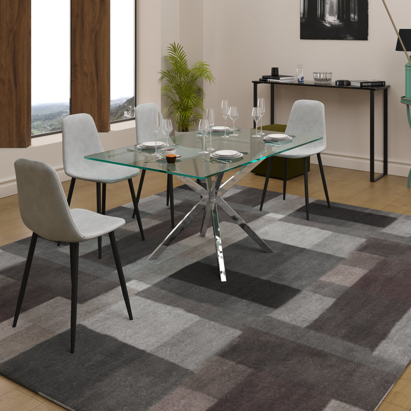 Kaynon Glass Top Dining Table