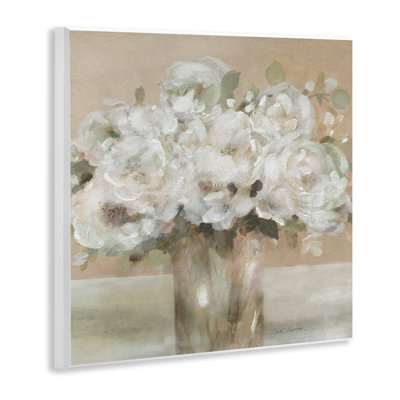 "White Flower Bundle Abstraction", art par Carol Robinson