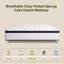 22cm  and 25cm No-Noise Pocket Sprung and Memory Foam Mattress Plush Feeling, Mattress in a Box-112549332-112549333