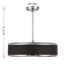 Ventilateur DEL Archer en nickel poli Archer-129437221