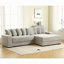 Canapés surdimensionnés en deux pièces, canapé en L, velours côtelé, méridienne droite, avec accoudoirs, huit coussins décoratifs, canapé d'angle, facile à assembler-1739611148-1739611151