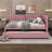 Full Size Upholstered Daybed with Trundle Sofa Bed Frame-1595724516