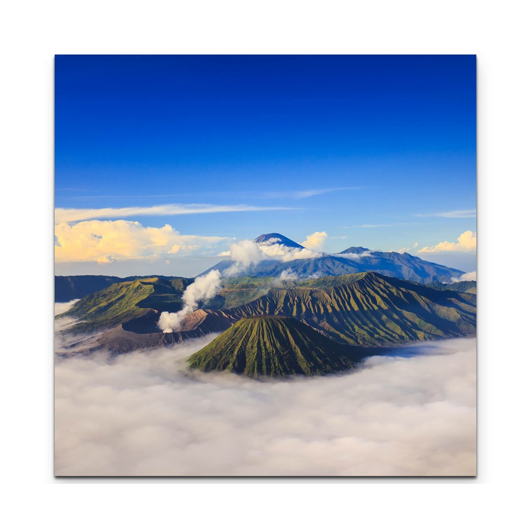 Leinwandbild Vulkan Bromo auf Java Indonesien