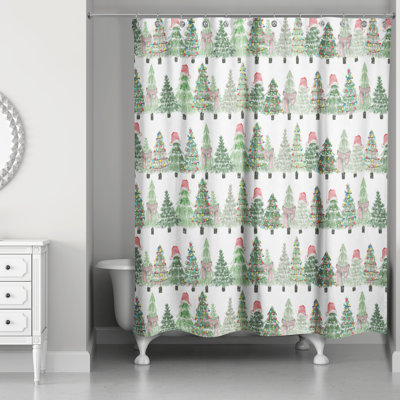 Jermyra Floral Shower Curtain