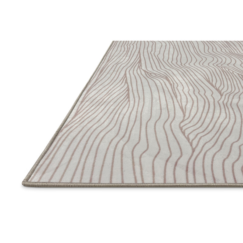 Tapis en polyester tissé à la machine en verre volcanique, Carré 4 pi