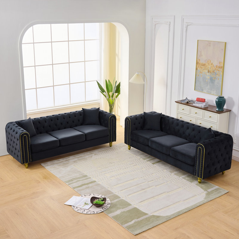 Canapé moderne 3 places + 3 places, canapé 3 + 3 places Comfy