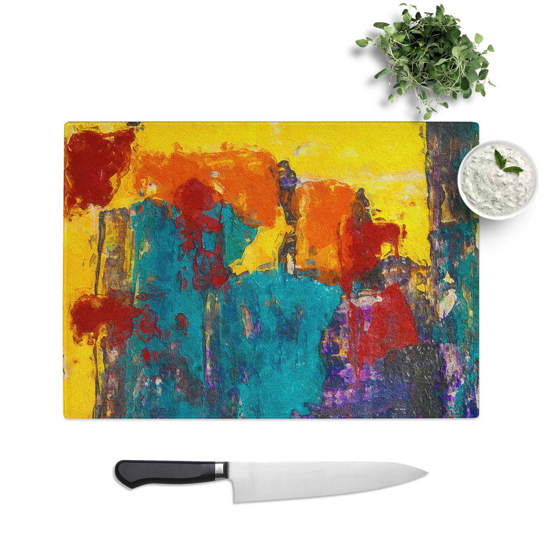 Tempered Glass Art Painting Vol.64 Chopping Board