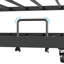 Lit superposé simple au-dessus d'un lit simple avec lit gigogne, structure de lit superposé en métal triple avec capacité de 400 lb et garde-corps de 10,4 po - se convertit en 2 lits, aucun sommier nécessaire-133960360