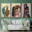 «Woman Strong I», reproduction sur toile 3 pièces-91891173-91891168