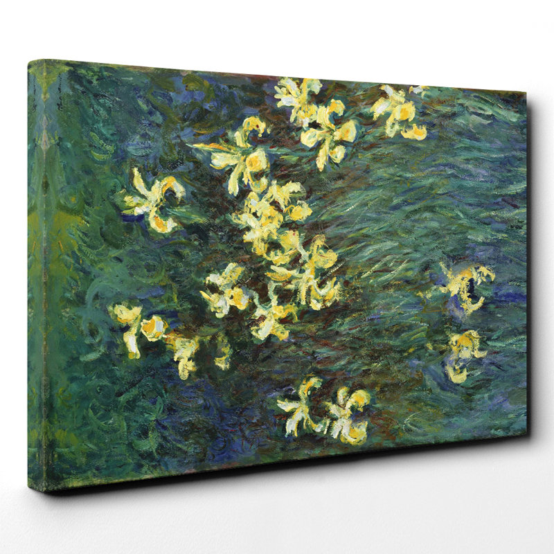 Yellow Irises by Claude Monet - Wrapped Canvas, 70cm H x 100cm W