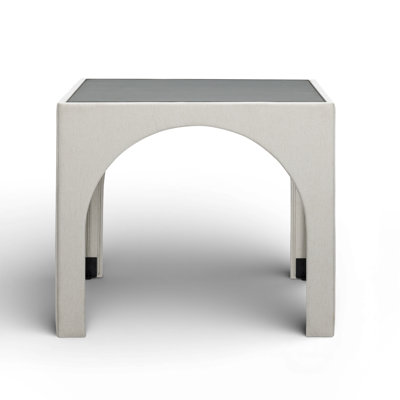 Table de jeu en chenille Tomlin Cream Performance