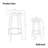 3-Piece Modern Bar Table Set with 2 Velvet Bar Stools, Space-Saving Breakfast Bar Dining Set for Small Kitchen Apartment Balcony
