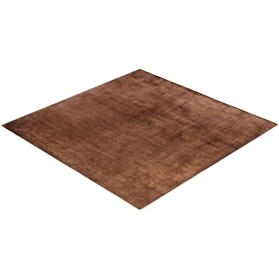 Overdyed One-of-a-Kind 8' 2" X 8' 3" Hand Knotted Area Rug