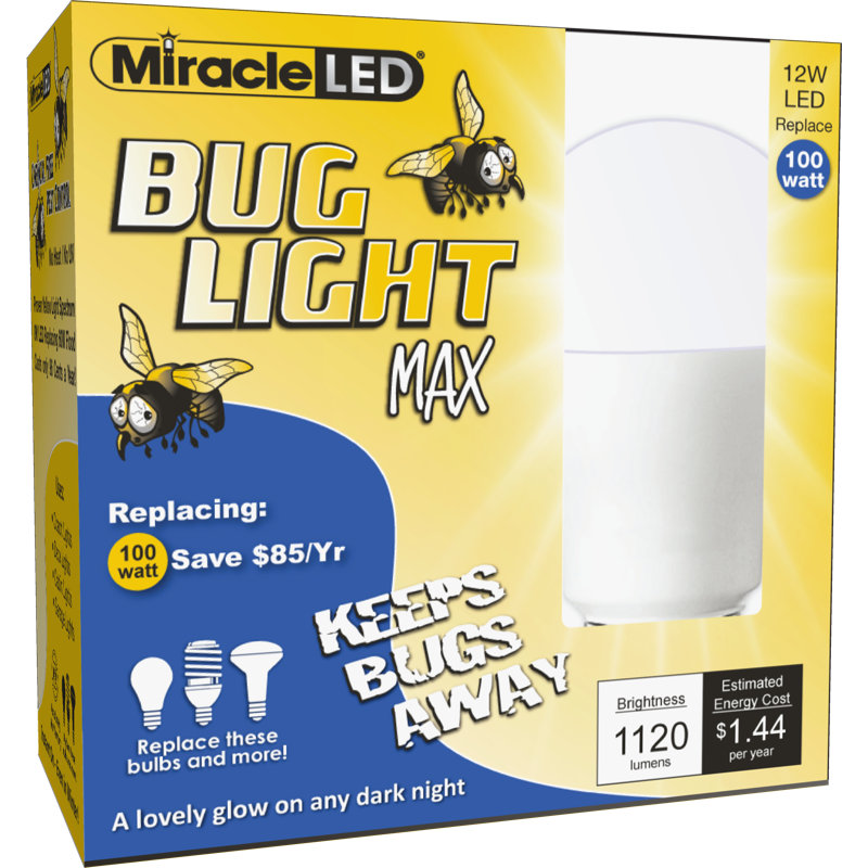 100 Watt Equivalent Yellow E26/Medium Standard LED Light Bulb