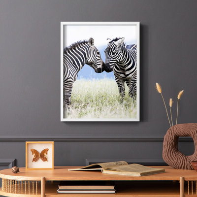 African Affection Framed Print - Solid Wood