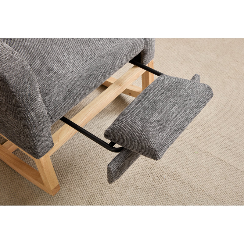 Chaise berçante Modern, Gris foncé