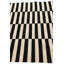 Tapis noir et blanc Ohlson