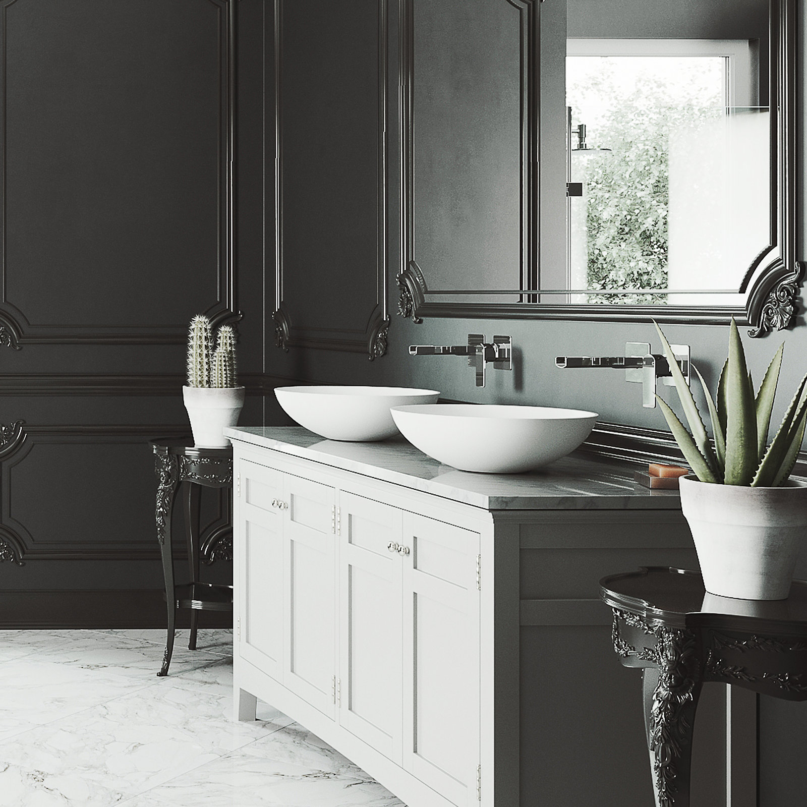 Lotus Round Vessel Bathroom Sink