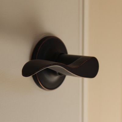 Callan by Delaney Bennett Privacy Door Lever in Edged Bronze