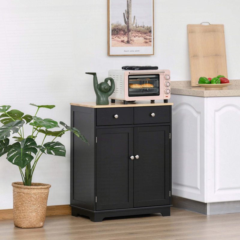 Sideboard with Solid Wood Countertop