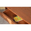 VISTA 55" White Oak Coffee Table with Sculpted Slat Detailing & Chevron Front – Brown-21877319