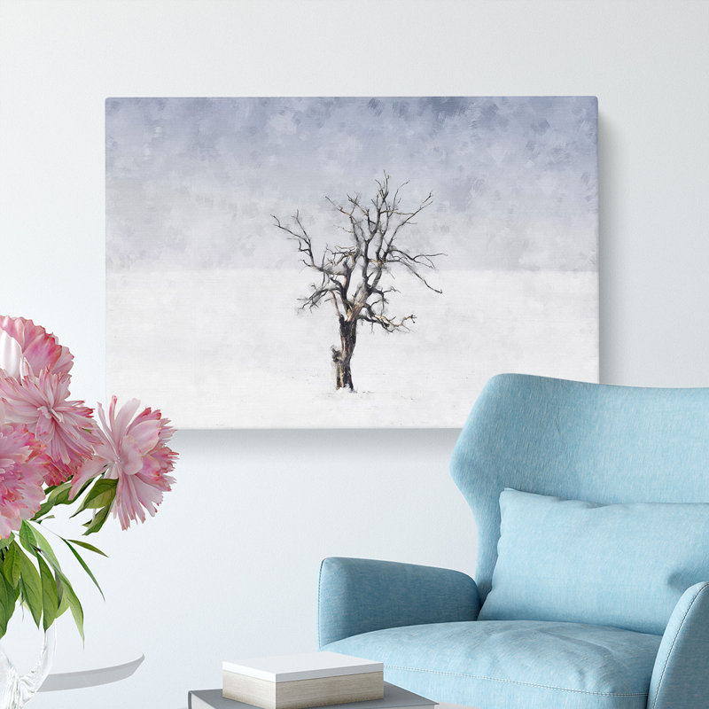 Winter Tree - Wrapped Canvas, 40cm H x 60cm W x 3cm D