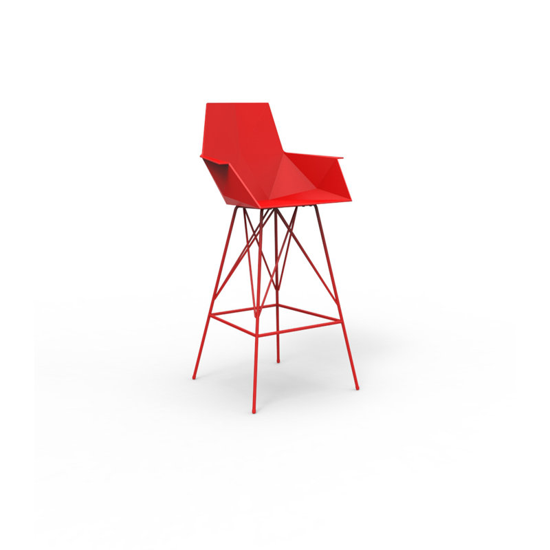 Faz Patio Bar Stool, Bronze, Bar Stool (29.5'' Seat Height)