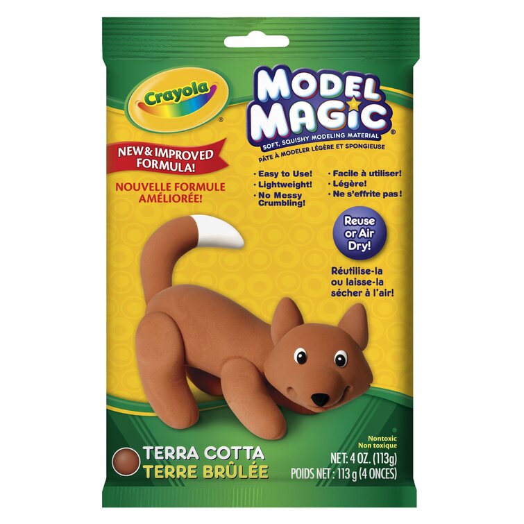  Crayola Model Magic, Terra Cotta, 4 Ounce, Lightweight Modeling  Material For Kids 4 & Up : Toys & Games