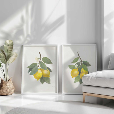 " Lemon Harvest Set Of 2 " 2 - Pieces