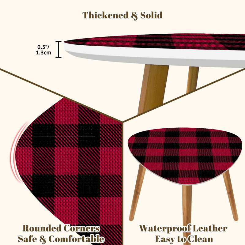 Ensemble de 2 tables basses gigognes Triangle