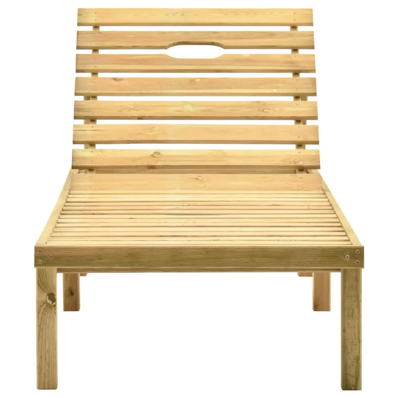 Billy-Joe 200cm Long Reclining Pine Single Chaise