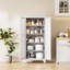 Armoire de rangement avec armoires de cuisine pour la maison Feets-Metal avec portes et tablettes ajustables-1575413206
