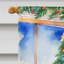 Drapeau de Noël Basset Hound-2115984134