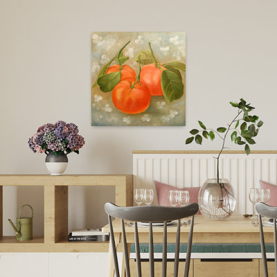 Vibrant Orange Still Life by Angeles M. Pomata - Wrapped Canvas Print