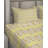 Ambesonne Floral Boho Sheet Set Overlapping Chamomiles Dark Yellow Orange-109253198