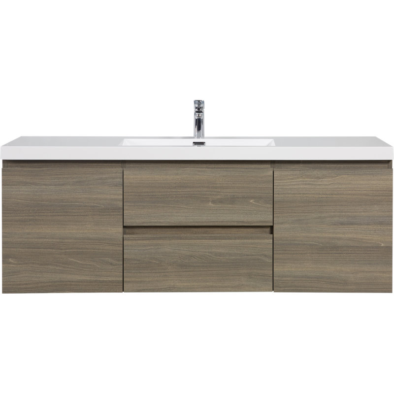 Meuble-lavabo flottant avec lavabo Brady
