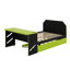 Lit de jour en bois avec couchette, bureau et port USB-1322351533