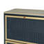 Range-chaussures 3 portes en métal, armoire de rangement pour chaussures autoportante moderne, rotin en métal, pour vestibule