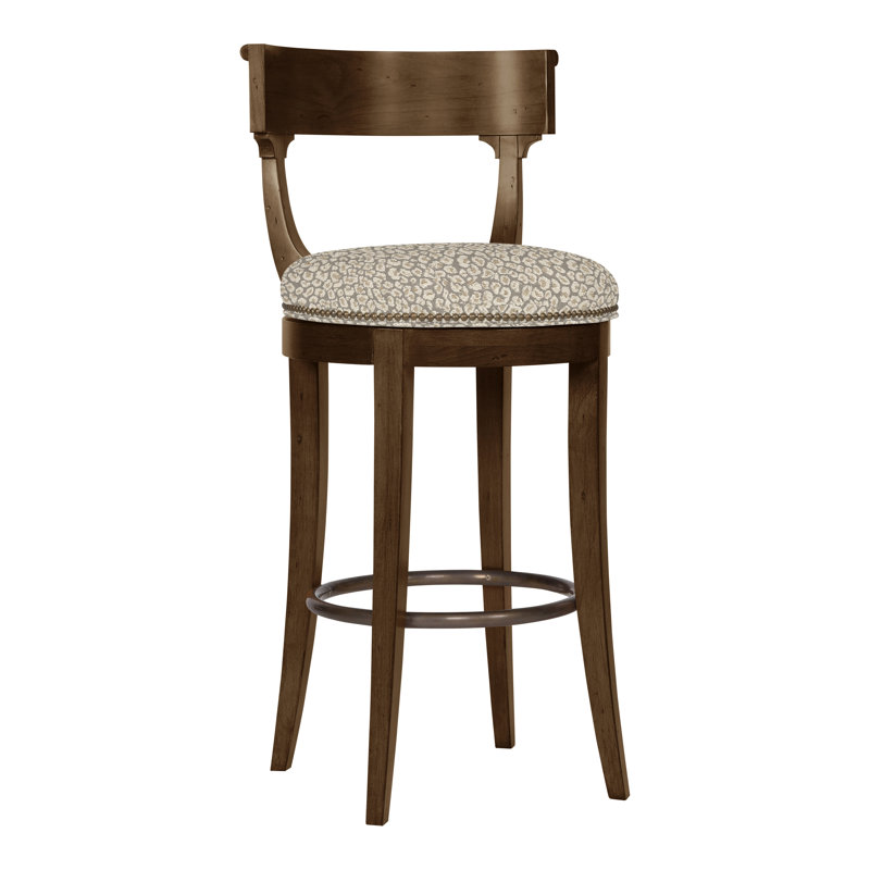 Miles 41" Bar Stool, Havana, Navada Snow, Yes