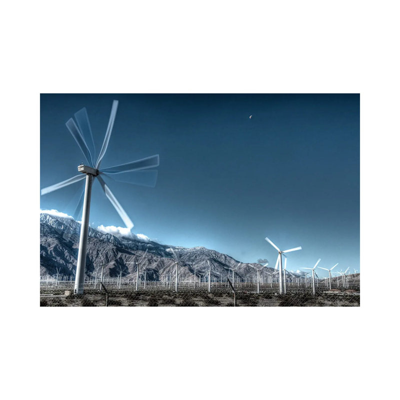Wind Farms of Palm Springs 1 Piece Wrapped Canvas Wall Art, 30.48 cm H x 45.72 cm W
