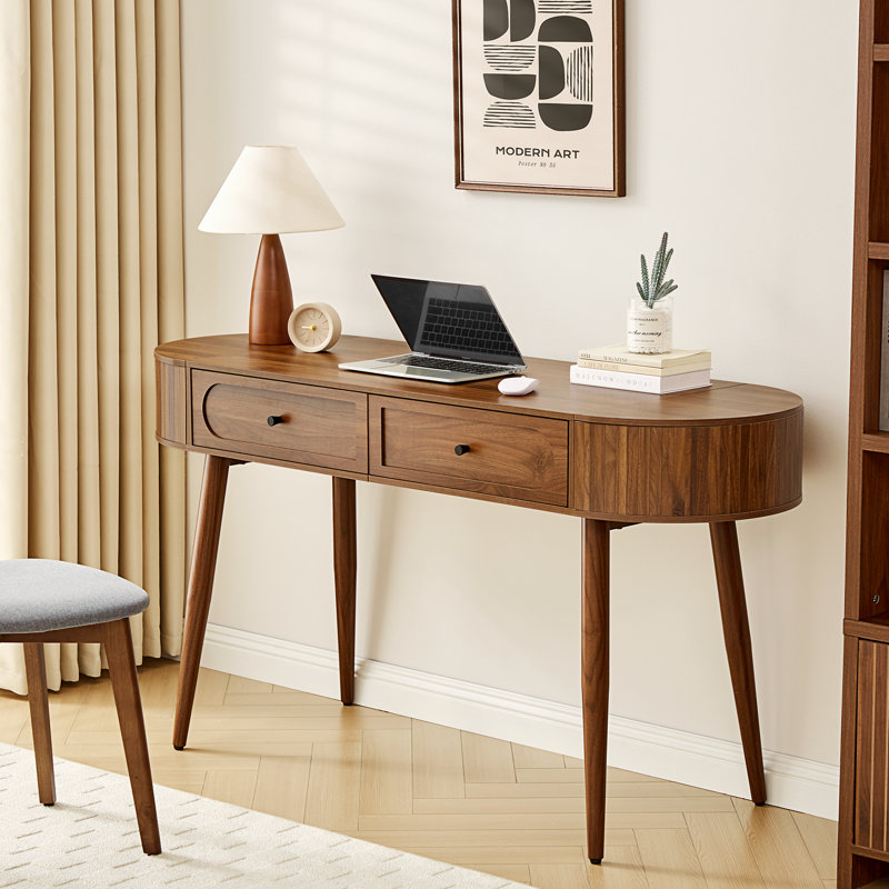 Bureau d'ordinateur avec 2 tiroirs