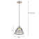1 - Light Silver LED Single Pendant