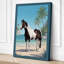 Horse on Tropical Shore Coastal - Wrapped Canvas-1041212914-1041212924