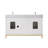 Gracie 60'' Double Bathroom Vanity with Top-51573268-51573265